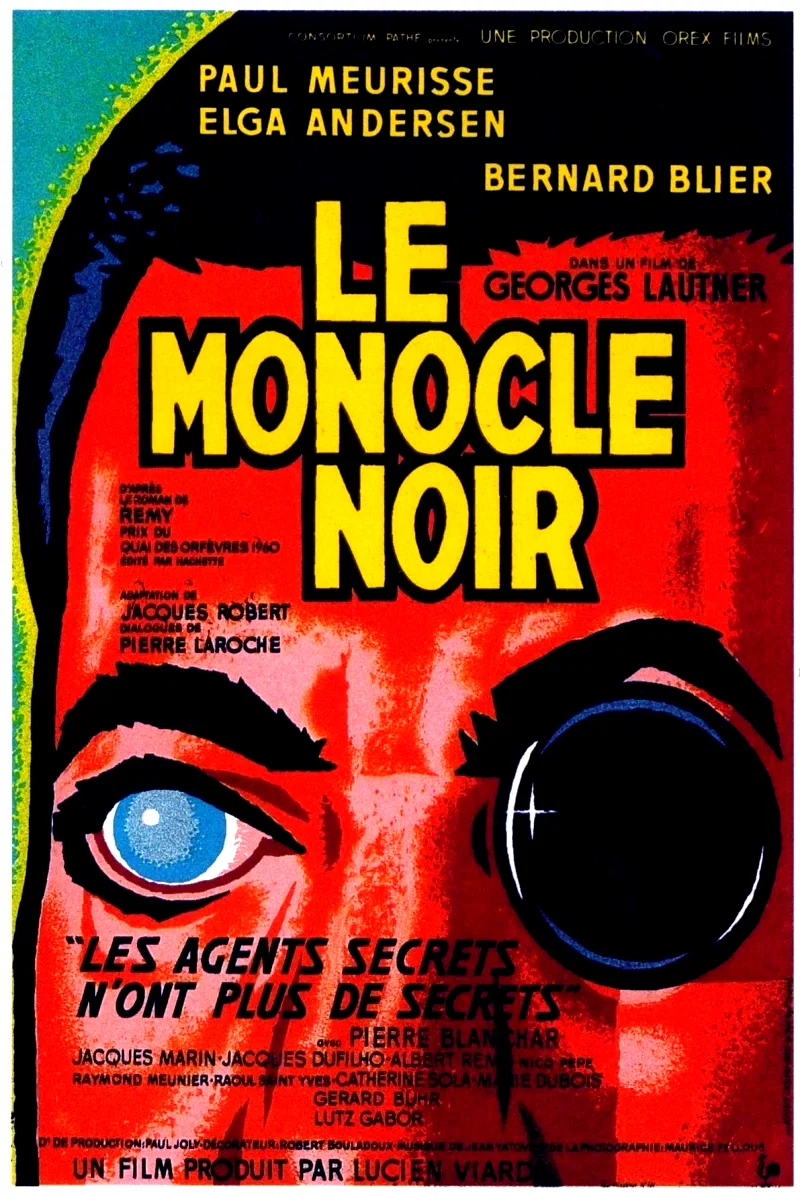 Affiche du film : Le monocle noir