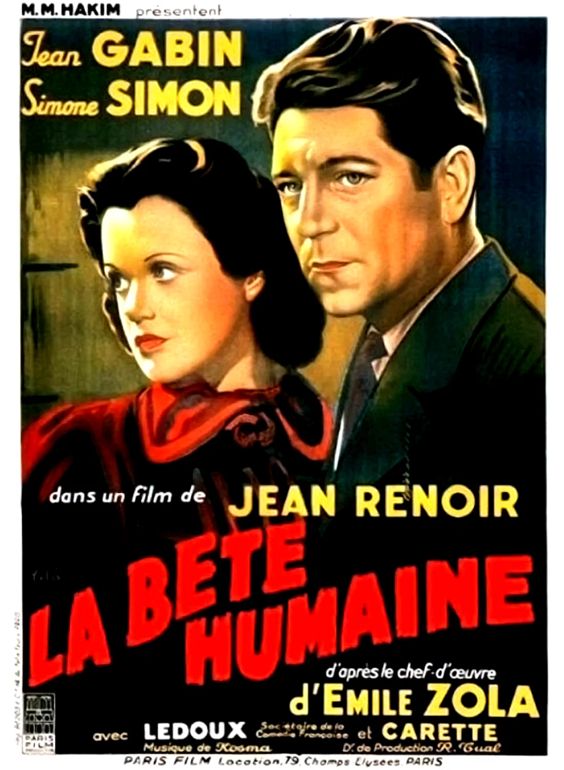 Affiche du film : La Bête humaine