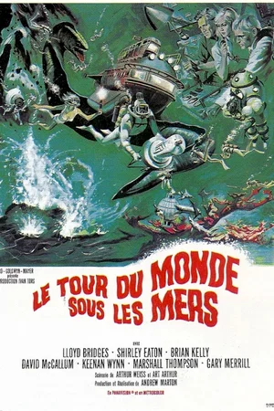 Affiche du film : Le tour du monde sous les mers