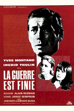 Affiche du film La guerre est finie