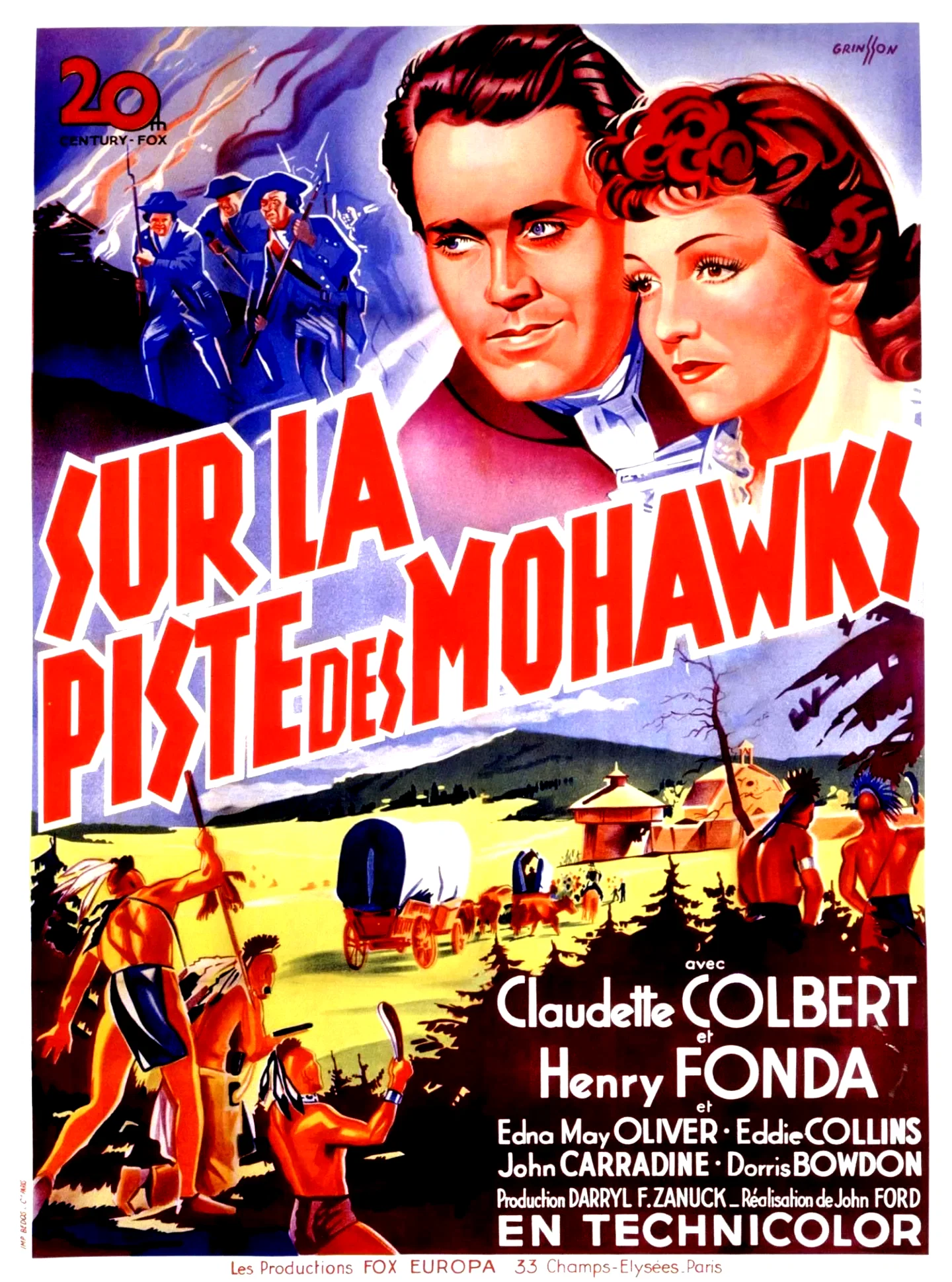 Affiche du film : Sur la piste des Mohawks