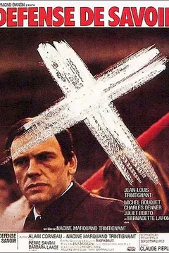 Affiche du film Défense de savoir