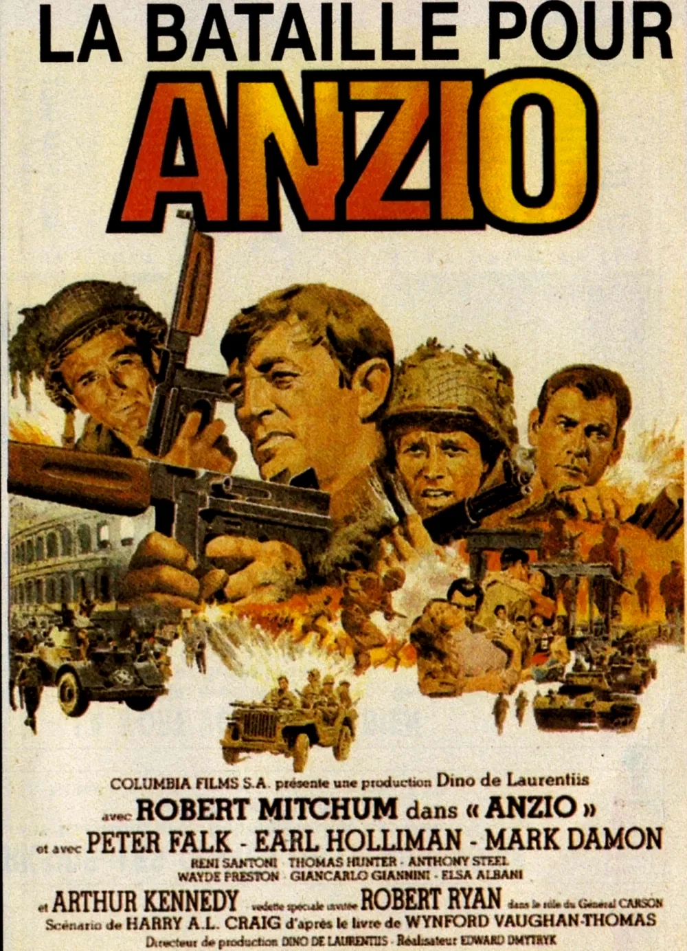 Affiche du film : La bataille pour anzio