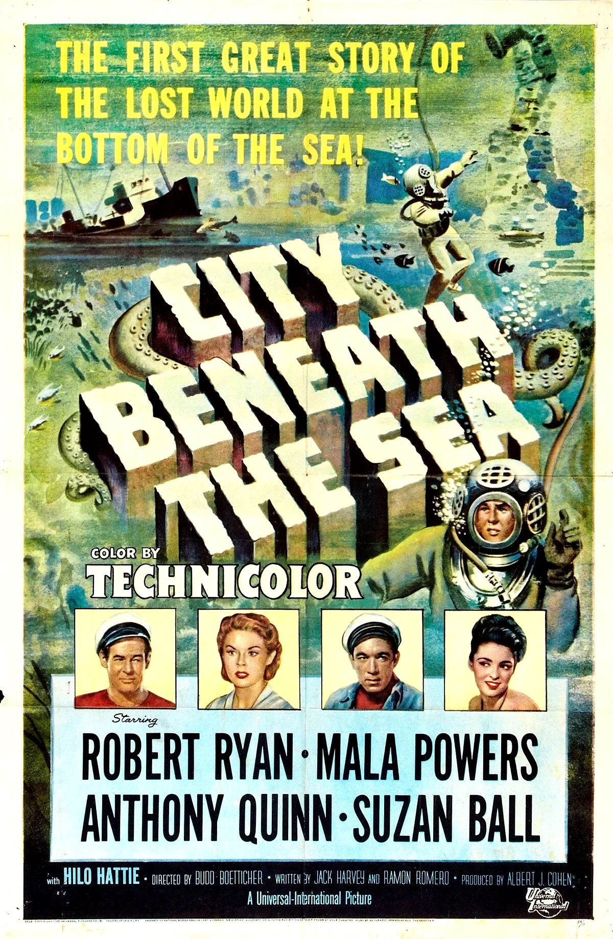Affiche du film : La cite sous la mer