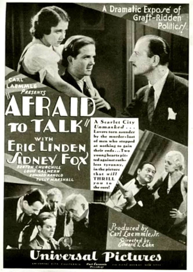 Affiche du film : Afraid to talk