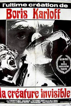 Affiche du film La creature invisible