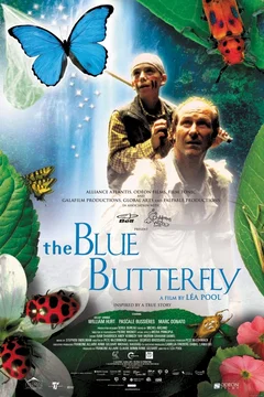 Affiche du film Le papillon bleu