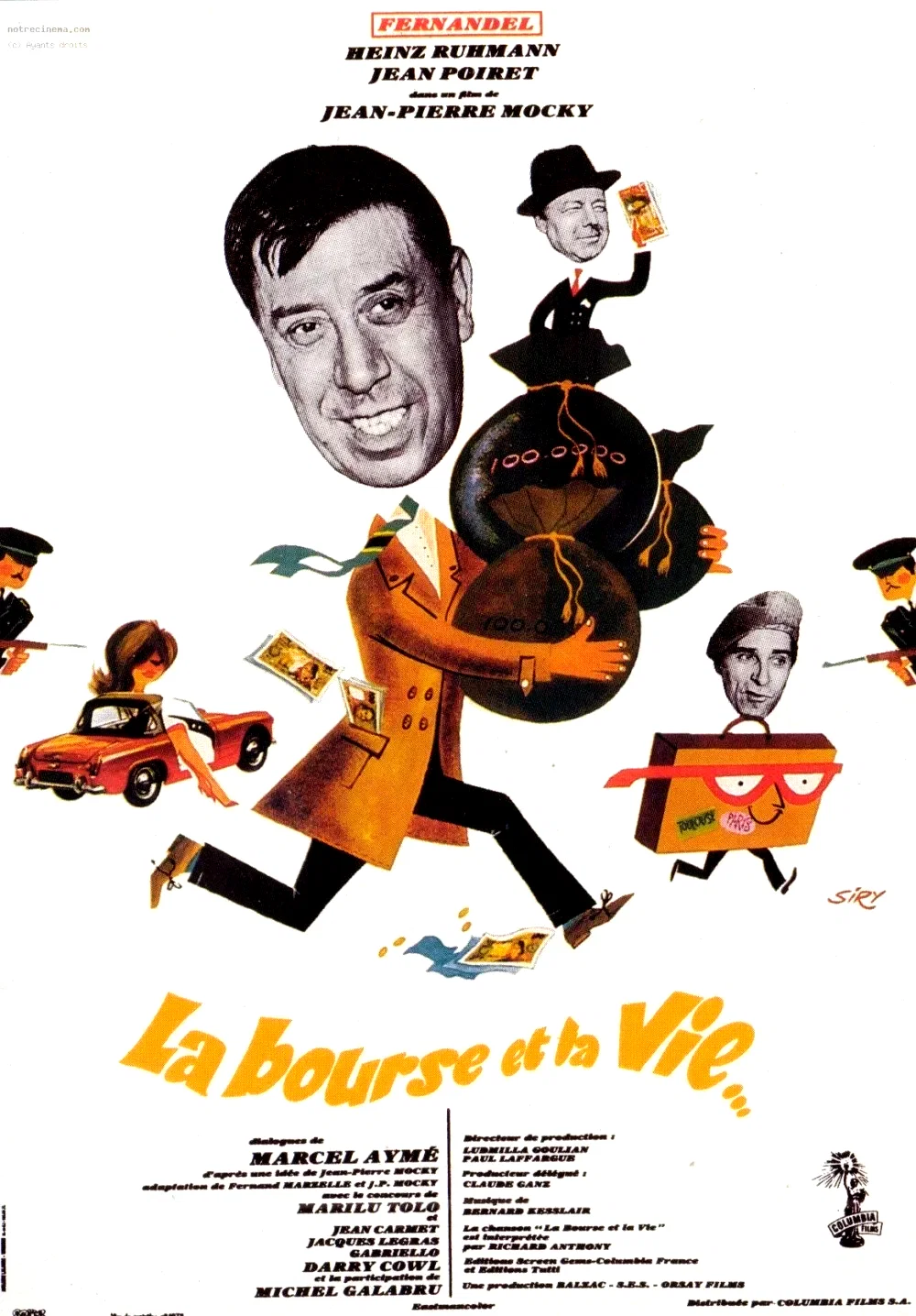 Affiche du film : La bourse et la vie