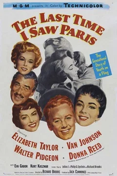Affiche du film La dernière fois que j'ai vu Paris