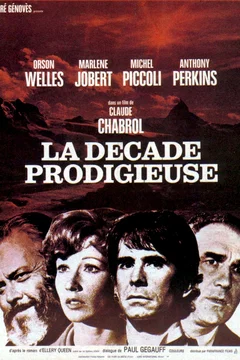 Affiche du film La decade prodigieuse