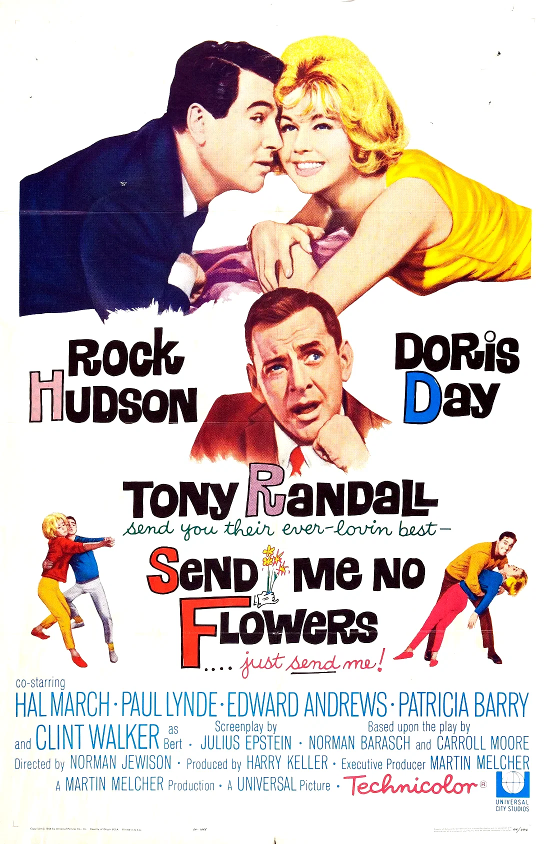 Affiche du film : Ne m'envoyez pas de fleurs