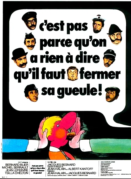 Affiche du film : C'est pas parce qu'on a rien à dire