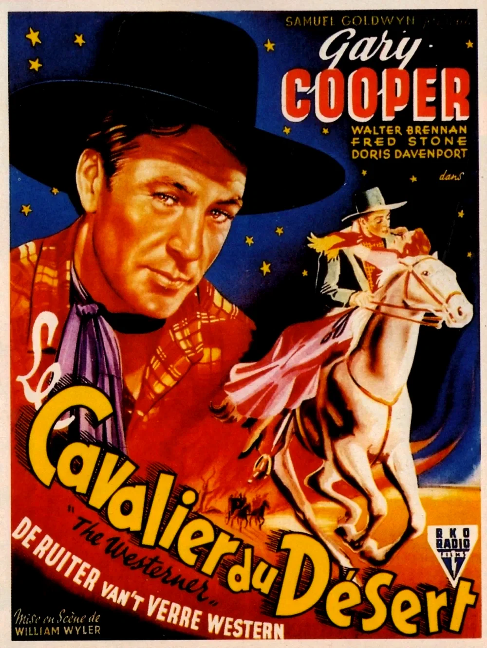 Affiche du film : Le cavalier du desert