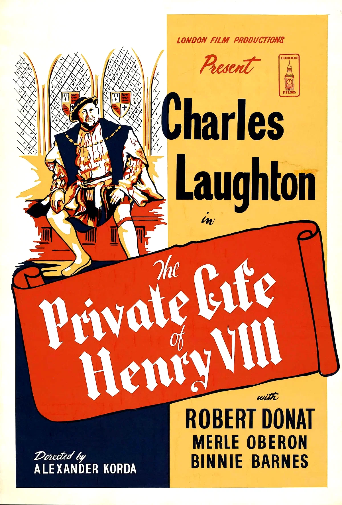 Affiche du film : La vie privee d'henry viii