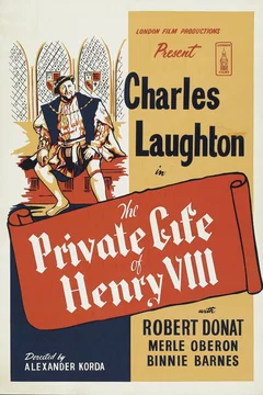 Affiche du film La vie privee d'henry viii