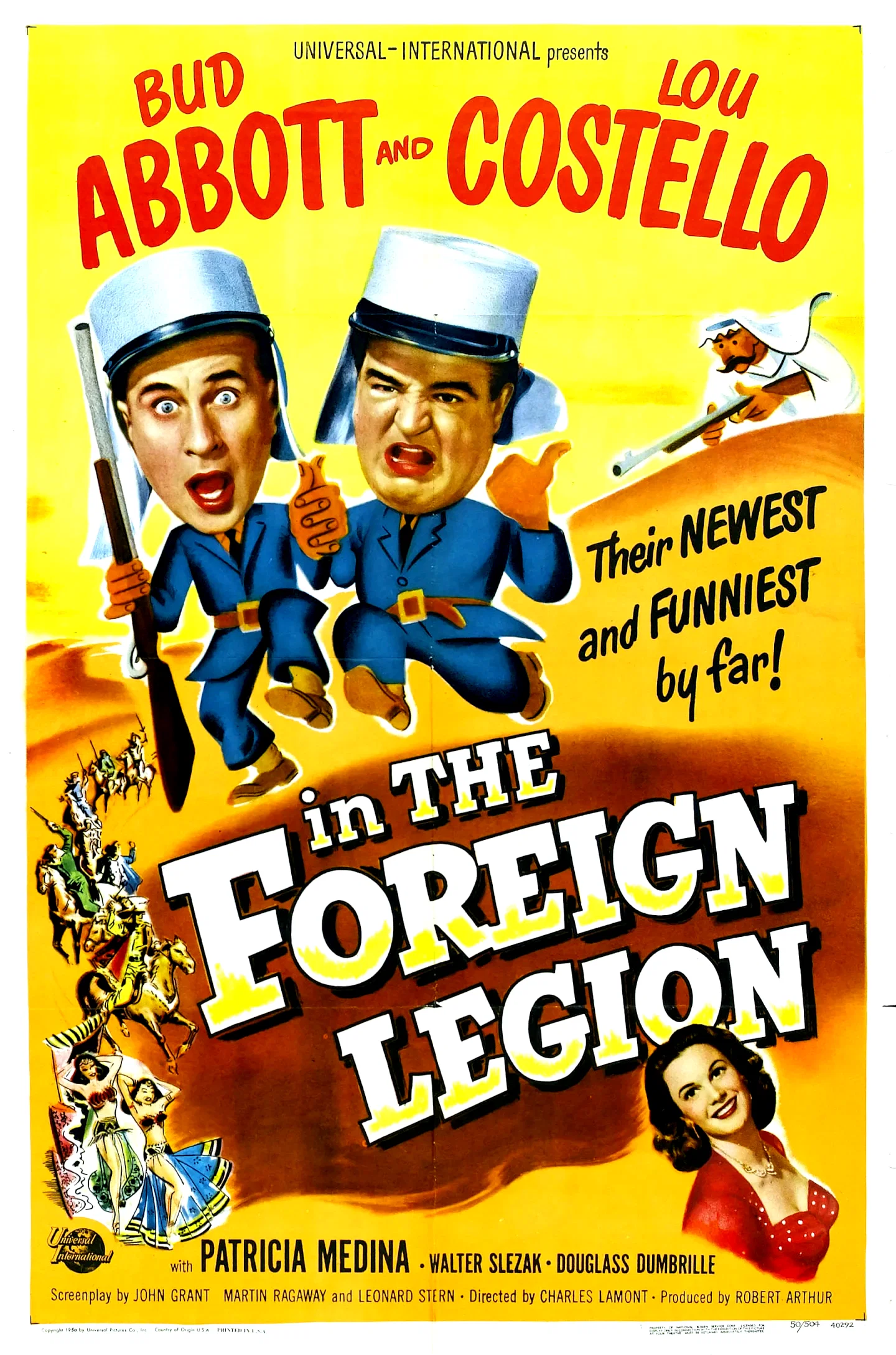 Affiche du film : Deux nigauds legionnaires