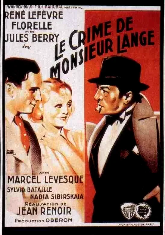 Affiche du film : Le crime de monsieur lange