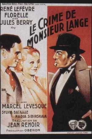 Affiche du film : Le crime de monsieur lange