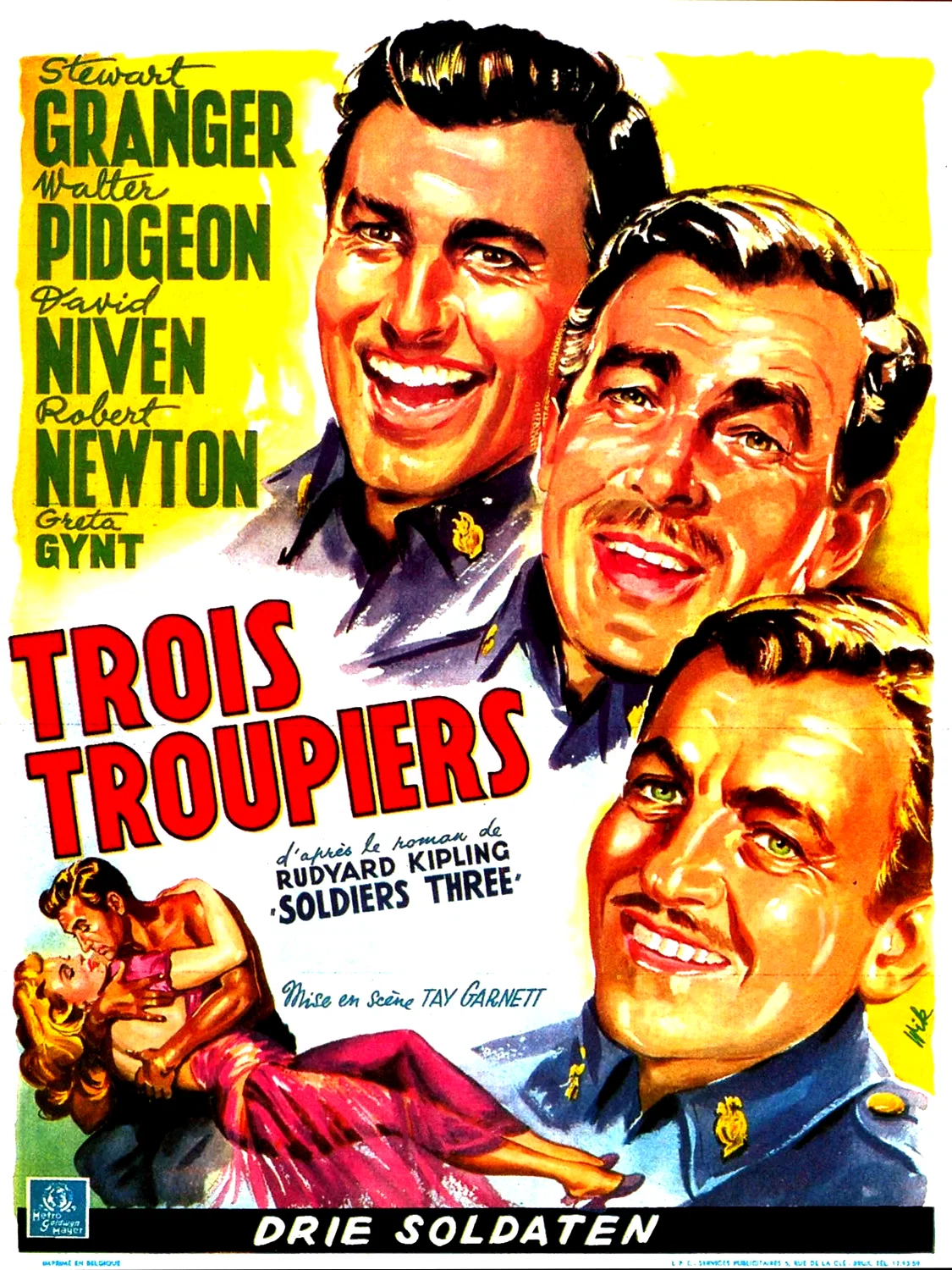 Affiche du film : Trois troupiers