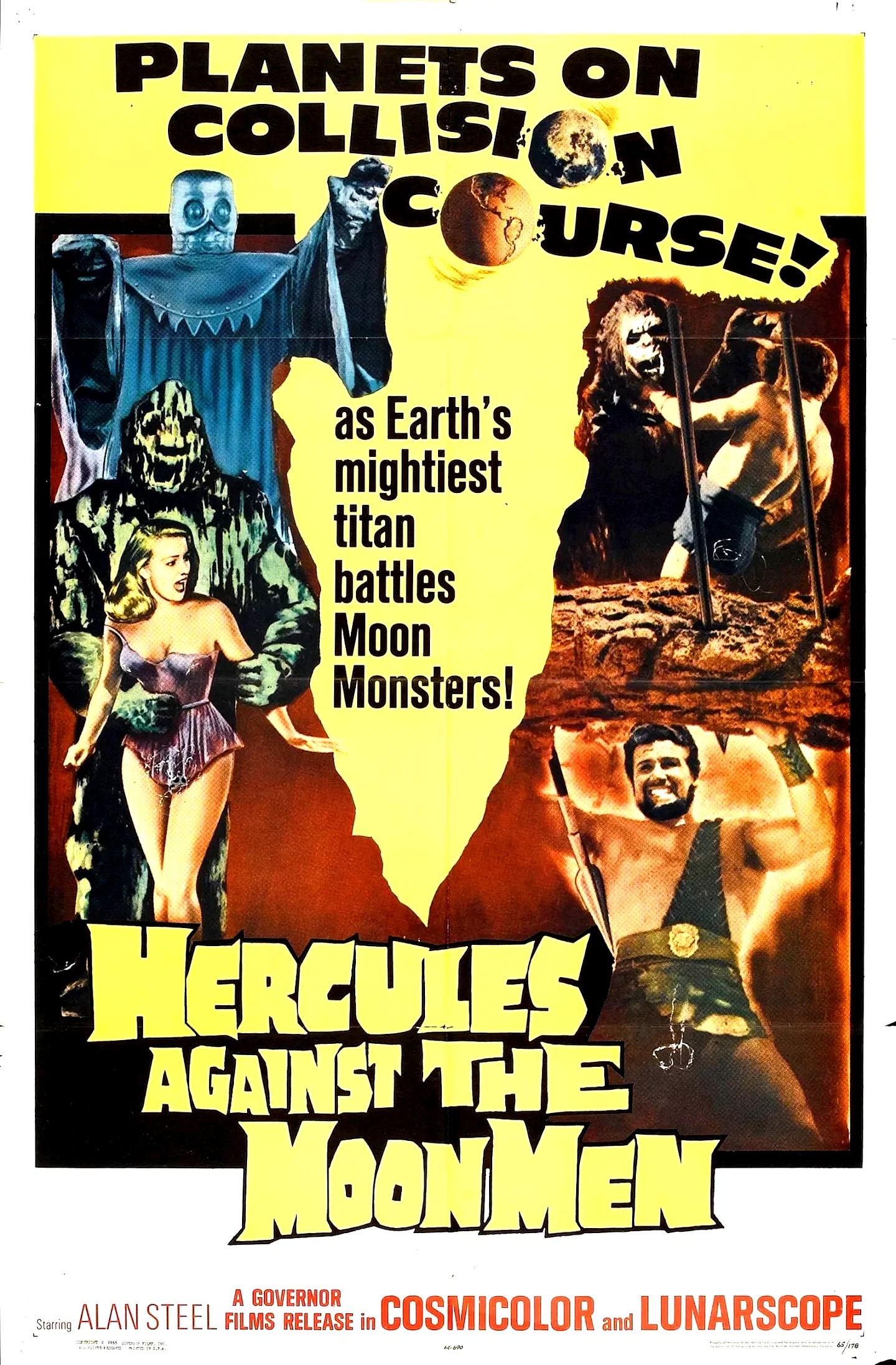 Affiche du film : Maciste contre les hommes de pierre