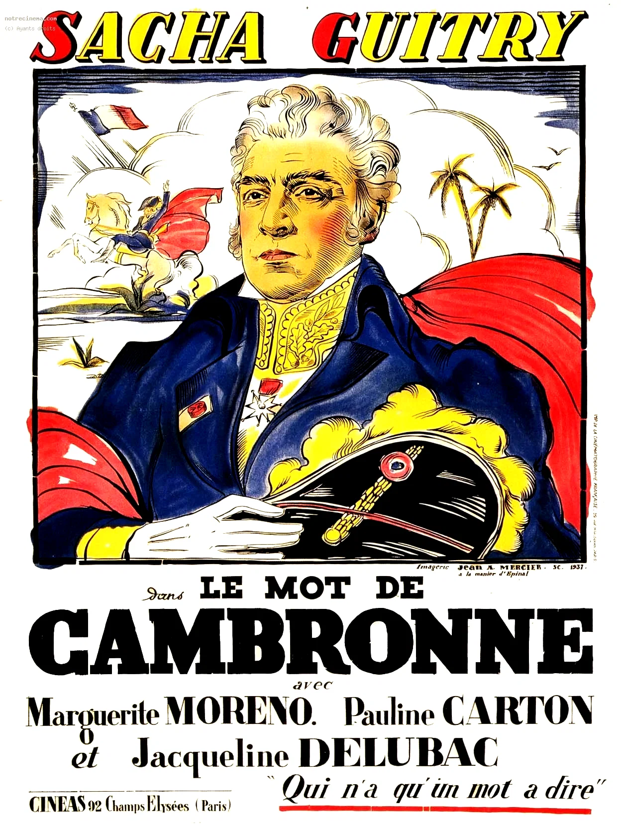 Photo du film : Le Mot de Cambronne