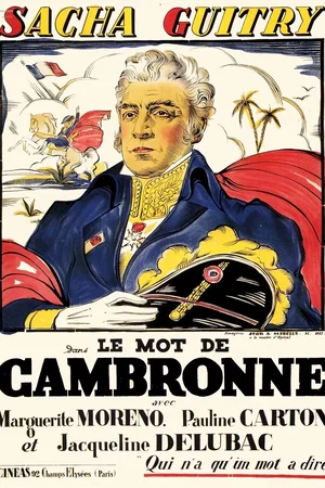 Photo 1 du film : Le Mot de Cambronne