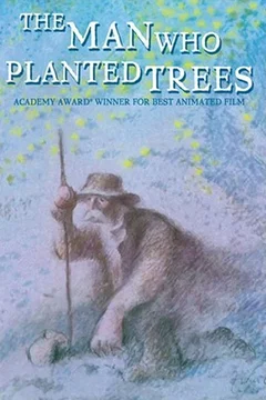 Affiche du film = L'homme qui plantait des arbres