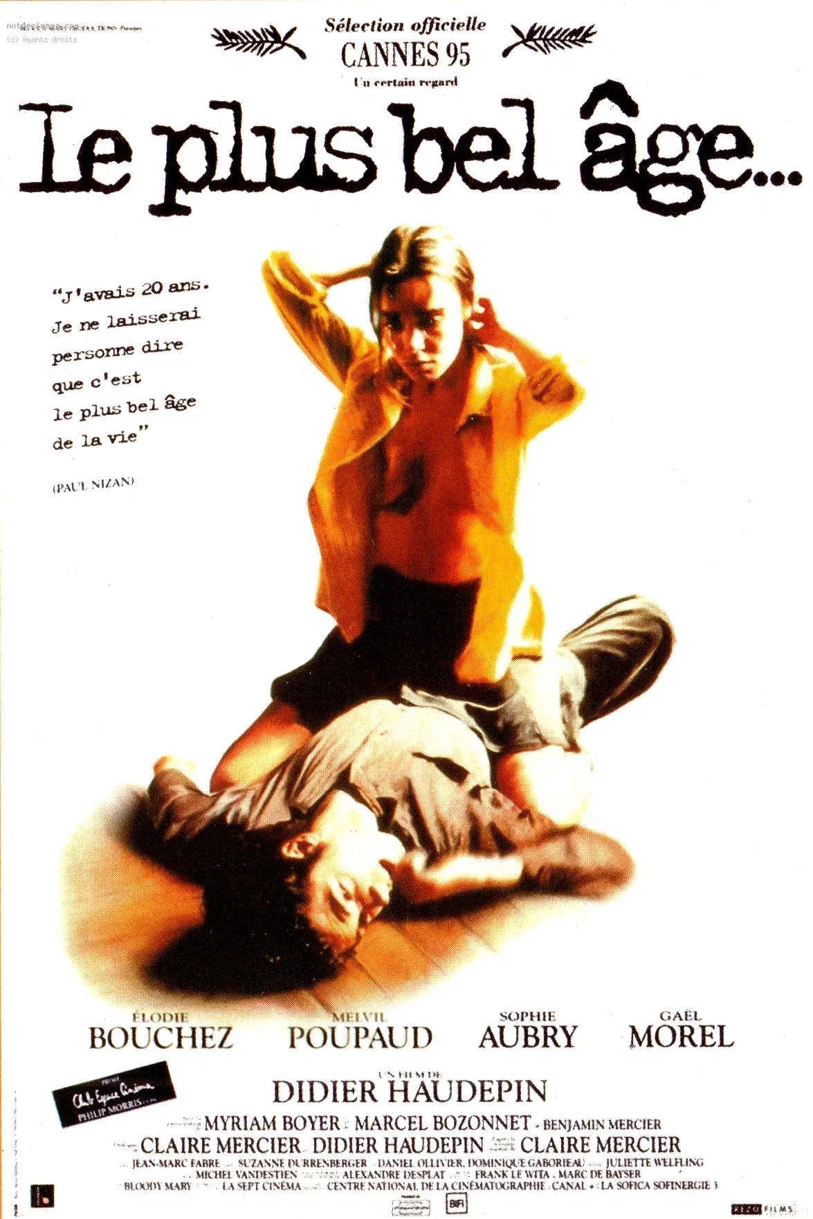 Affiche du film : Le plus bel age