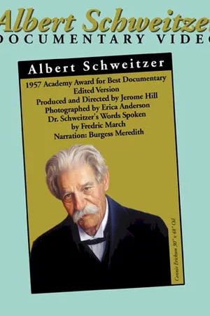 Affiche du film : Albert schweitzer