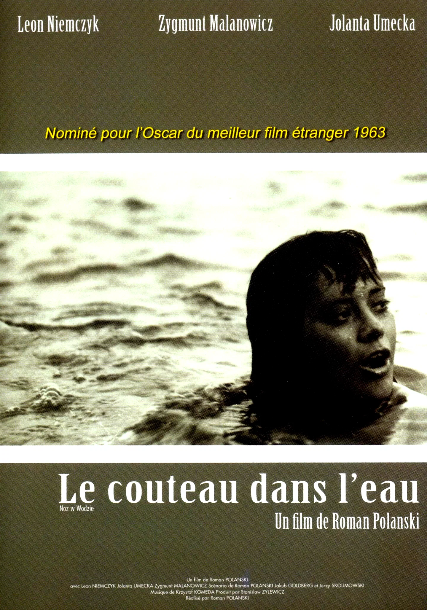 Affiche du film : Le couteau dans l'eau