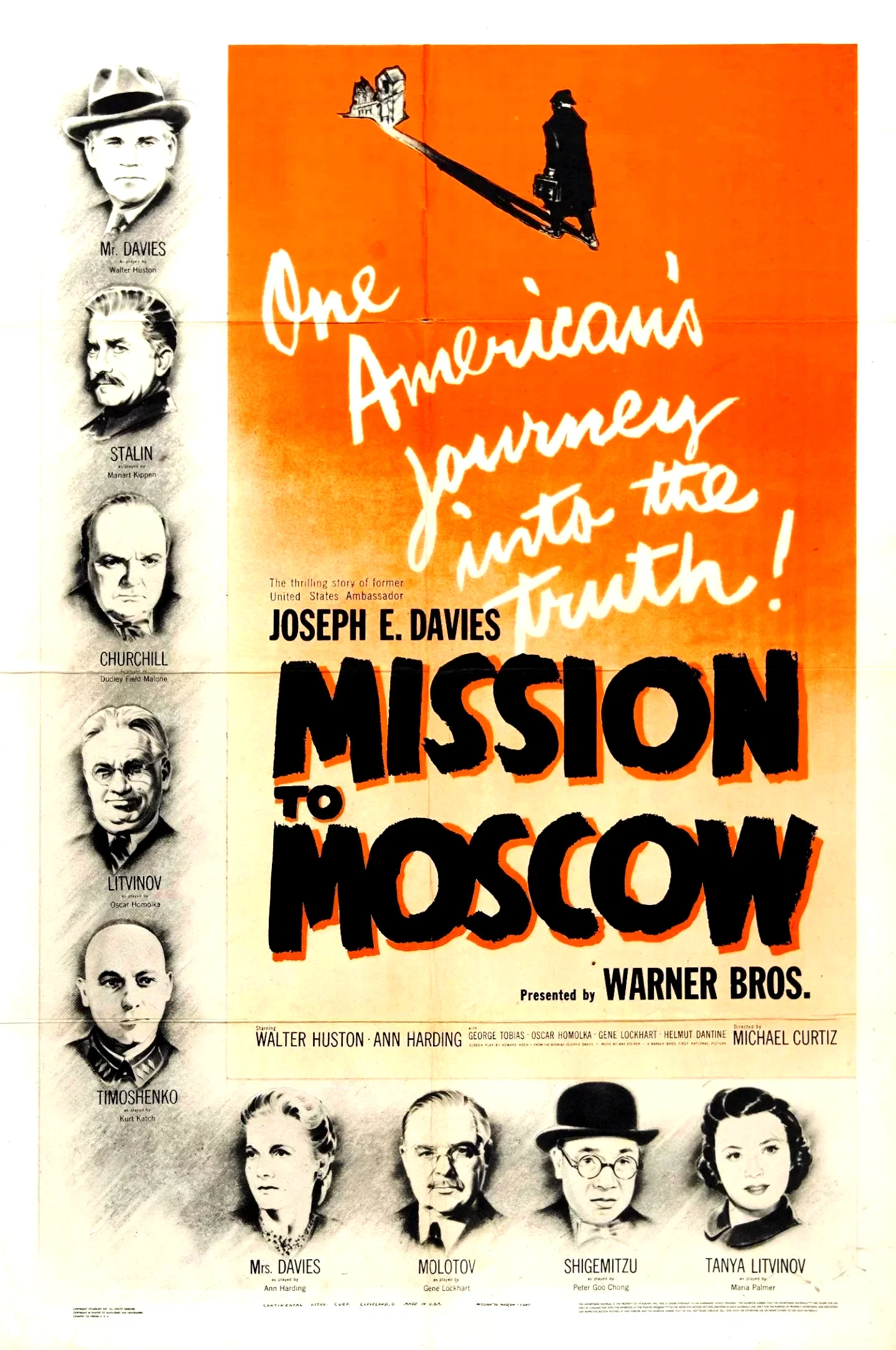 Affiche du film : Mission to Moscow