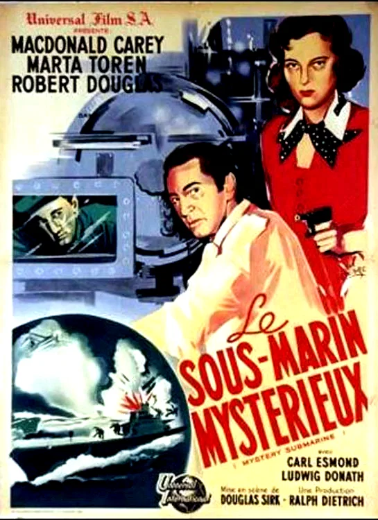 Affiche du film : Le sous marin mysterieux