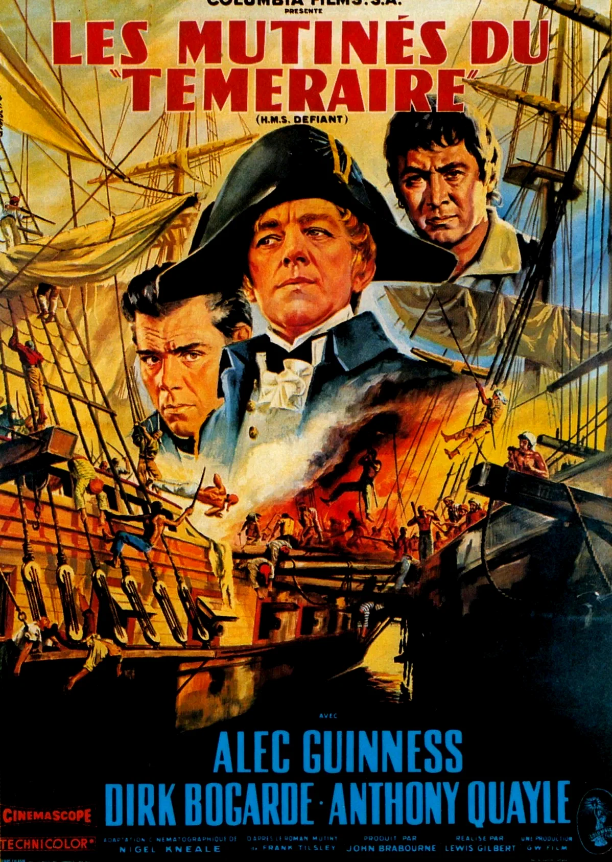 Affiche du film : Les mutinés du Téméraire
