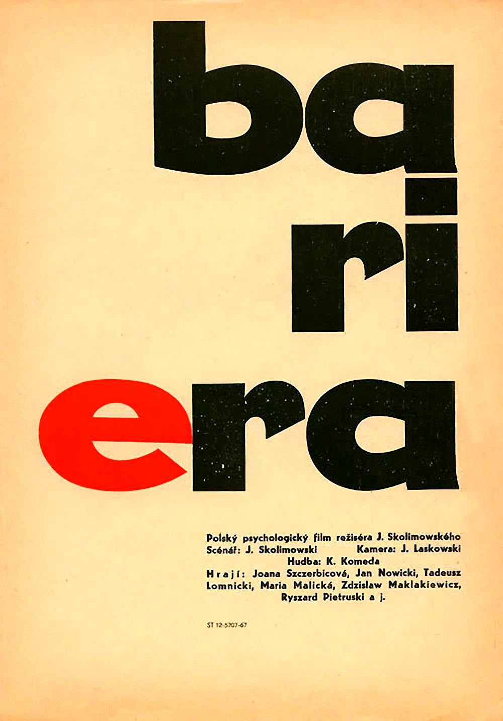Affiche du film : La barriere