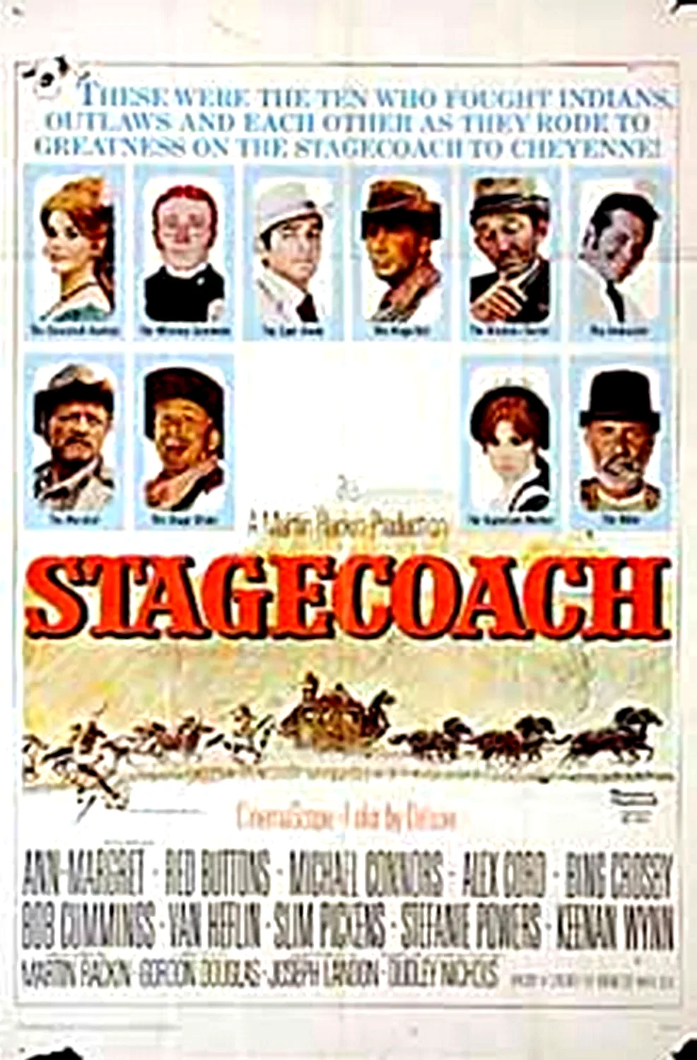 Affiche du film : La diligence vers l'ouest