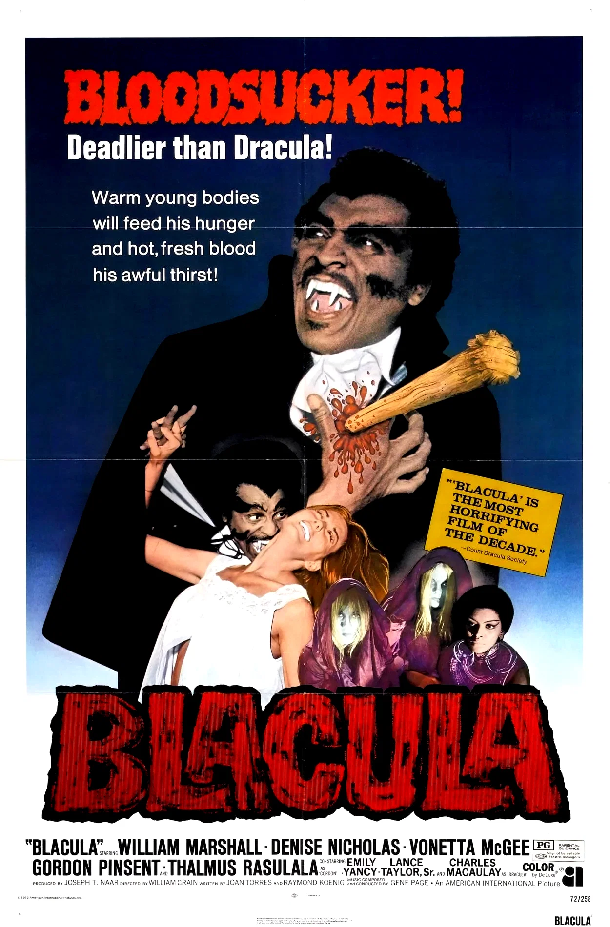 Affiche du film : Blacula le vampire noir
