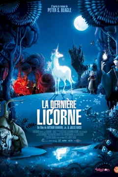 Affiche du film = La dernière licorne