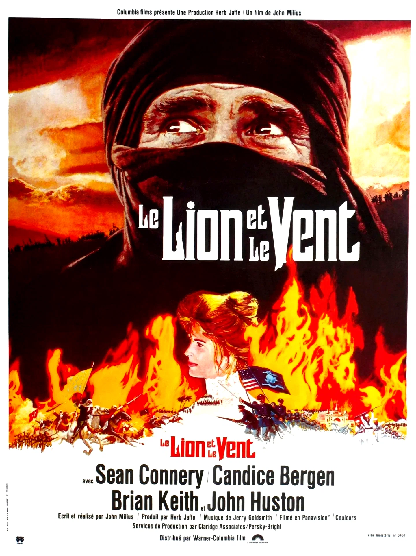 Affiche du film : Le lion et le vent