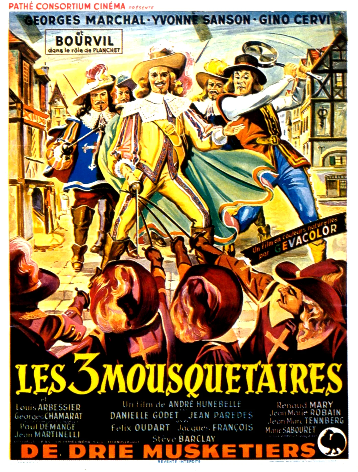 Affiche du film : Les trois mousquetaires
