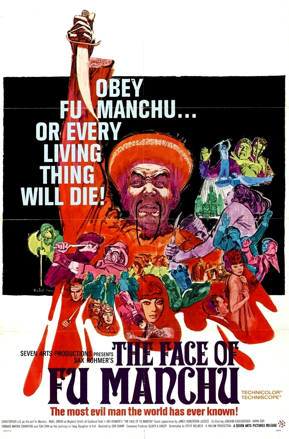 Affiche du film : Le masque de fu manchu