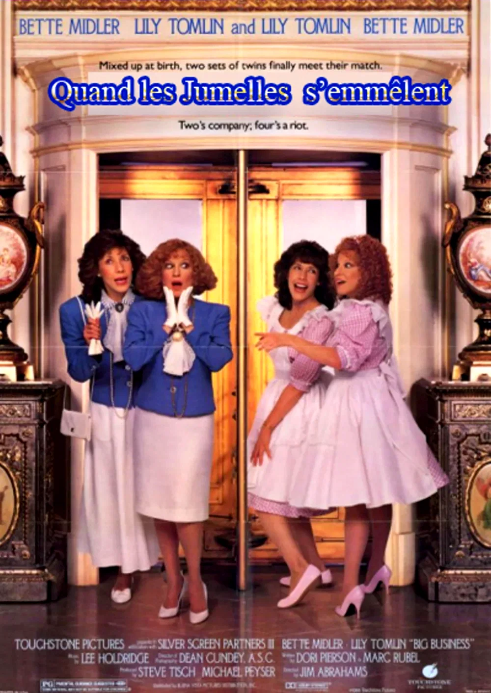 Affiche du film : Quand les jumelles s'emmêlent