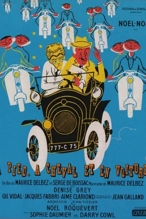 Affiche du film : A pied, à cheval et en voiture