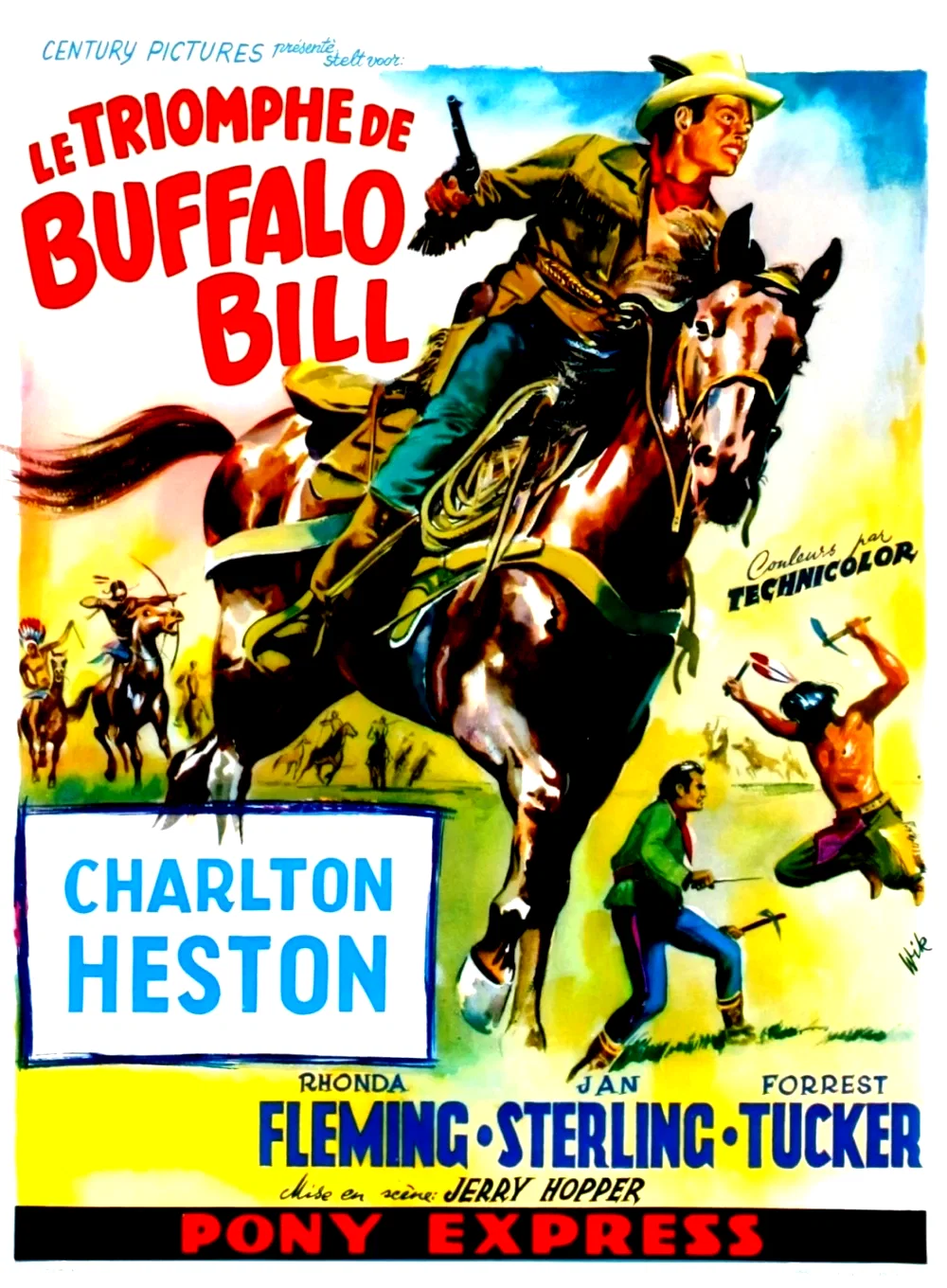 Affiche du film : Le triomphe de buffalo bill