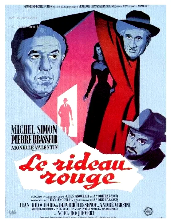 Affiche du film : Le rideau rouge