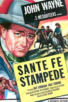 Affiche du film Santa fe stampede
