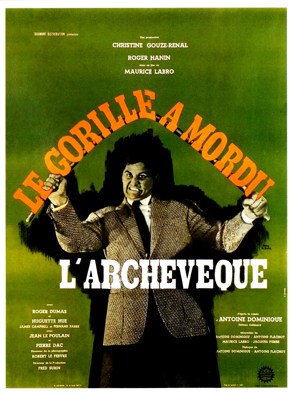 Affiche du film : Le gorille a mordu l'archeveque