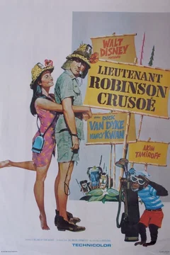 Affiche du film Lieutenant robinson crusoe