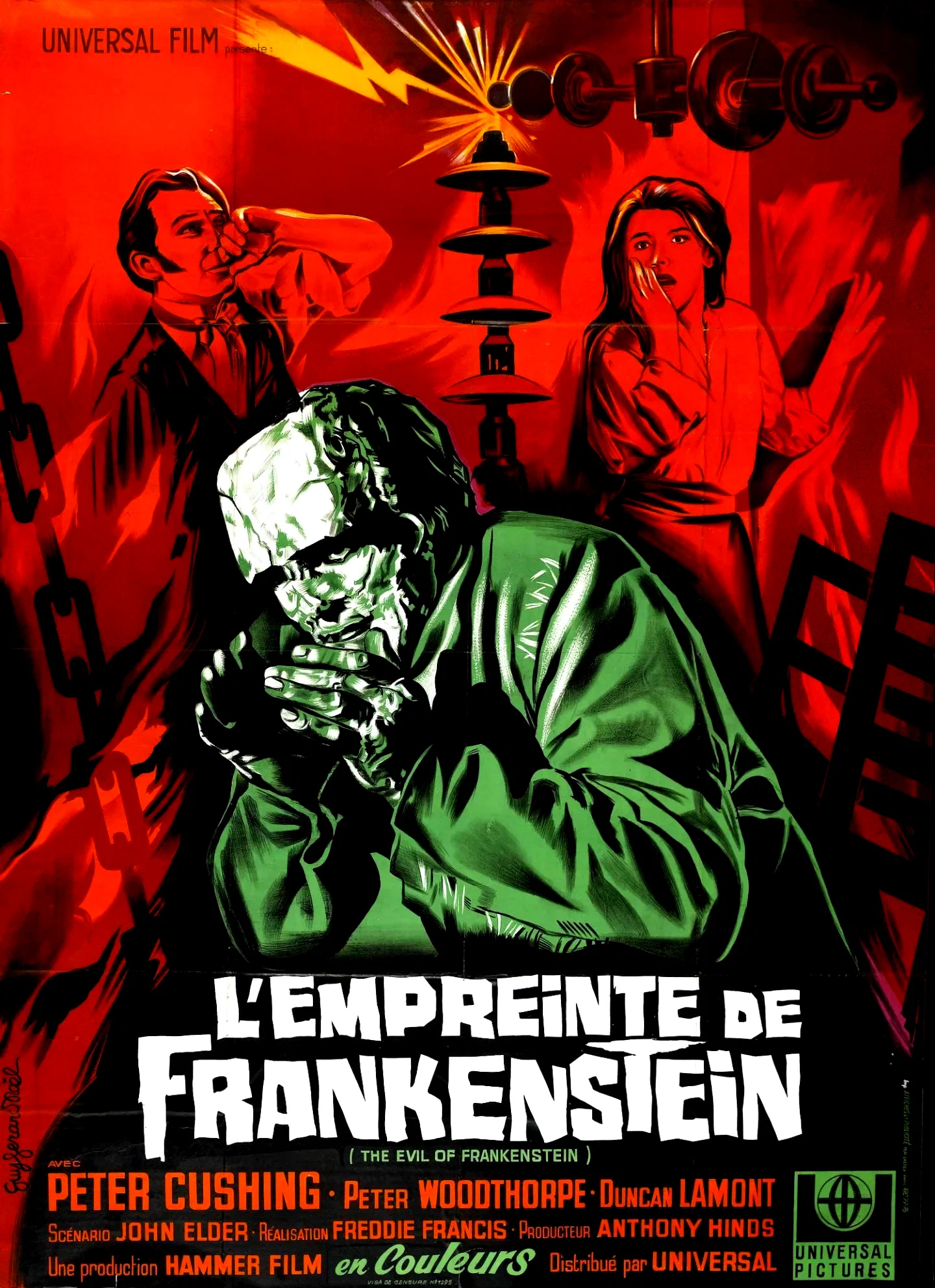 Affiche du film : L'empreinte de frankenstein