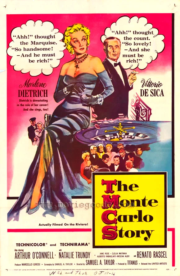 Affiche du film : Une histoire de monte carlo