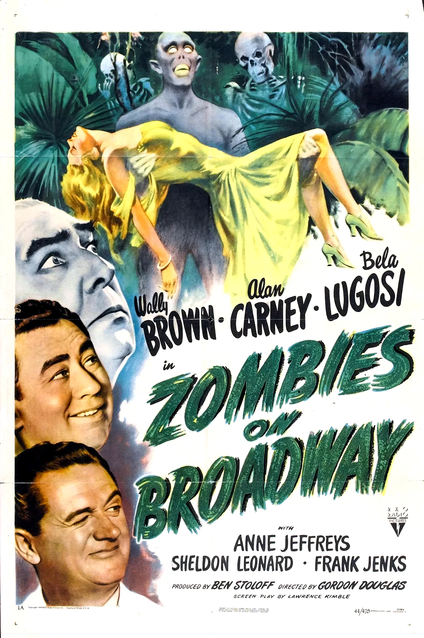 Affiche du film : Zombies on broadway